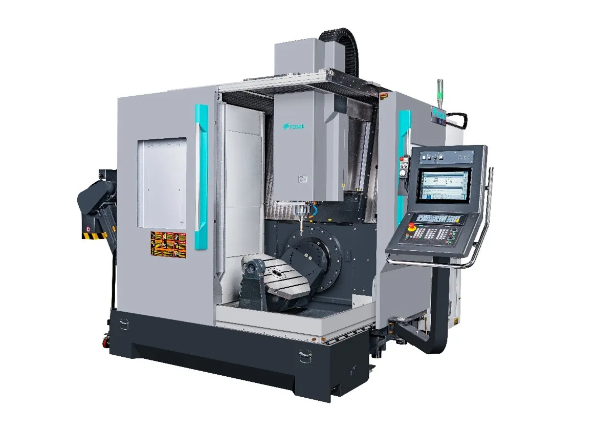 5-axis machining center illustration