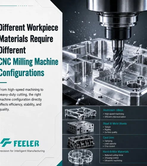 CNC Milling Machine Selection Guide by Workpiece Material